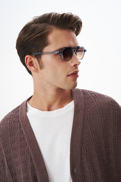 EYE OF HORUS EOH1141 C3 - Blue Unisex Sunglasses