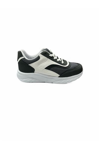 iskarpino Lace-Up Mesh Sneaker Gray White Sports Shoes Comfortable, Lightweight and Stylish Daily Use