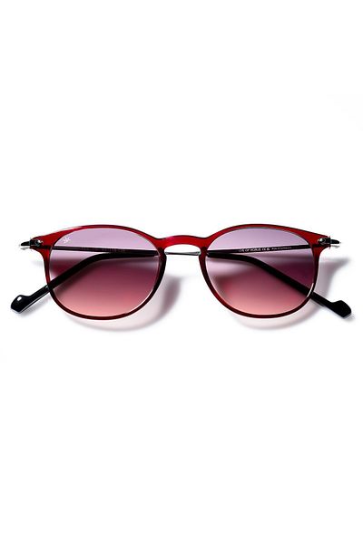 EYE OF HORUS EOH513 C9 Unisex Claret Red Sunglasses