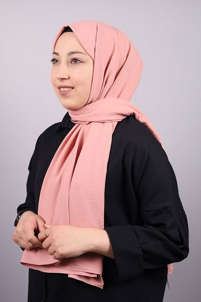 PİRAMİT Pyramid Solid Color Cotton Shawl - Pattern-01 - Color-38