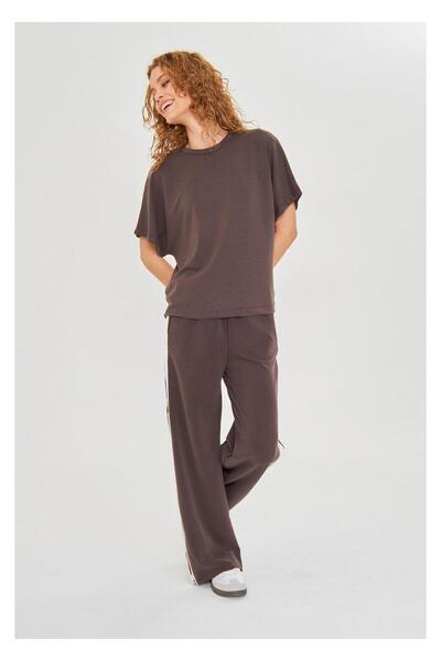 TIFFANY&TOMATO Düşük Omuz Modal T-Shirt