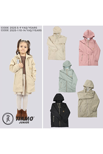 JUNİOR TİAMO Waterproof Airtight Stylish Girl Raincoat