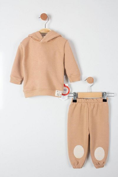 TRENDİMİZBİR Murat Baby - Hooded Suit Set with Six Patches