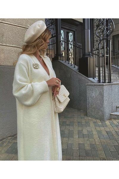 Luminos Butik Ecru French Felt Painter Beret - Bere1101