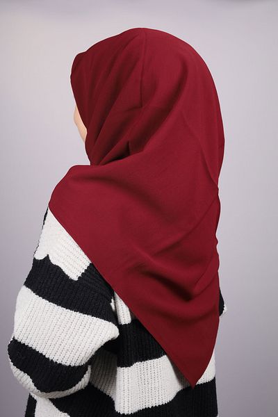 PİRAMİT Πυραμίδα μονόχρωμο 110 cm Arya Crinkle Scarf - Pattern-01 - Color-01