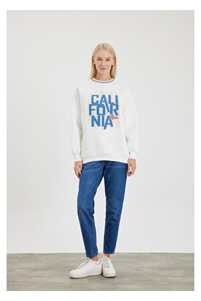 TIFFANY&TOMATO California Havlu Nakış Sweatshirt