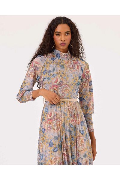 SEÇİL Rochie de lungime midi cu guler cu centură