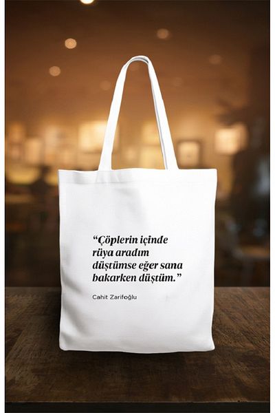 Hobbi Tasarım Geantă din pânză brută laminată – Cahit Zarifoglu