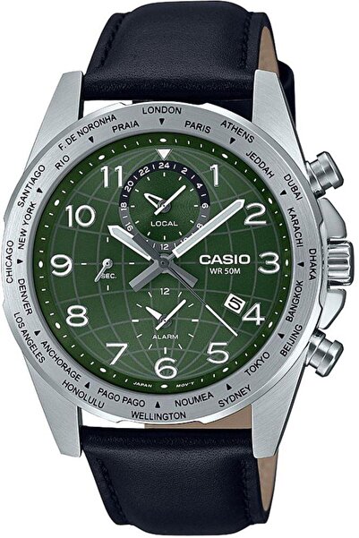 Casio ساعة كلاسيكية للرجال بمينا تناظري MTP-W500L-3AVDF