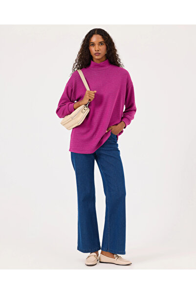 SCL Tam Balıkçı Yaka Çizgili Tunik