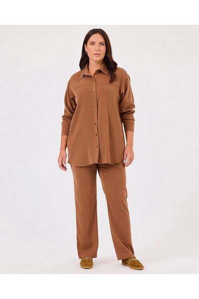 Gala-Xi Large Size Lace up Trousers