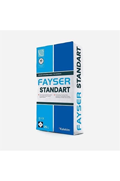 Kalekim Fayser Standart C1 Sınıfı Yapıştırma Harcı 25 Kg