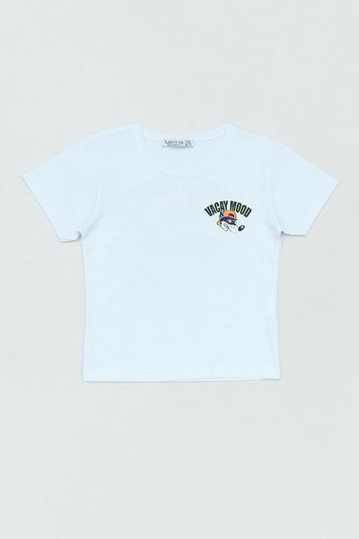 Fulla Moda 100% Cotton Front and Back Dog Printed Boy's T-Shirt