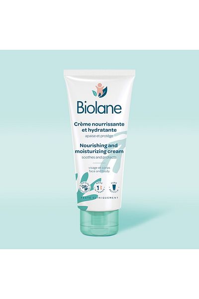 Biolane Nourishing And Moisturizing Cream – For Baby's Skin Protection And Hydration | 100Ml