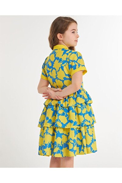 Hilal Akıncı Kids Rochie verde pentru fete