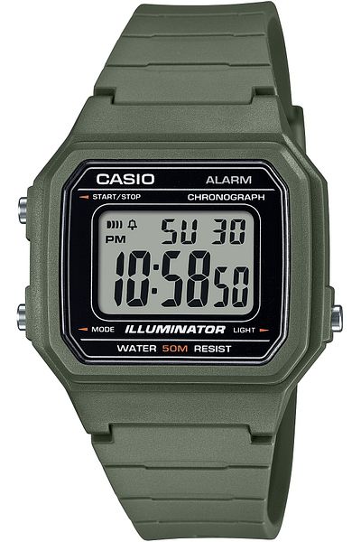 Casio Men's Watch Digital - W-217H-3AVDF