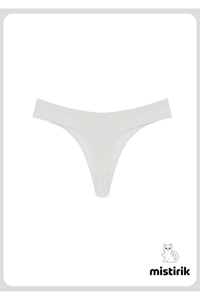 MİSTİRİK Paulo Model Flexible and Soft Corded String Μοντέλο Αθλητικά Σλιπ Λευκό Χρώμα