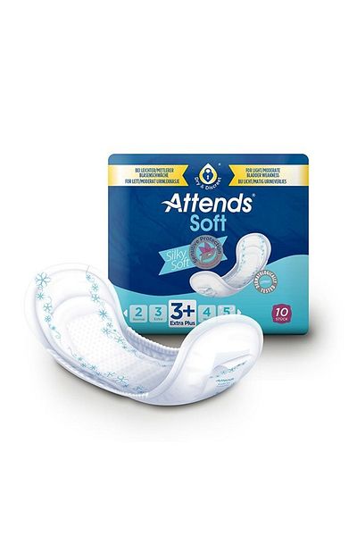 attends Soft 3 Extra Plus Incontinence Adult Diapers - 10 Pieces