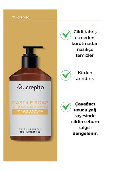 Mcrepito 100% Natural Castile Soap Set of 2 (Dry/Combination Skin & Oily Skin)