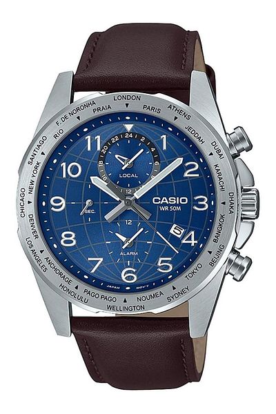Casio ساعة كلاسيكية للرجال بمينا تناظري MTP-W500L-2AVDF
