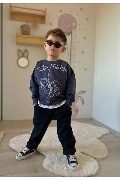TİJK Erkerk Kids Sweatshirt Pants Set