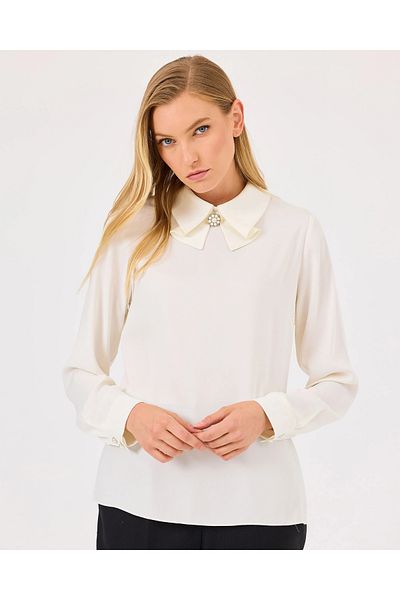 SEÇİL Accessory Shirt Collar Blouse
