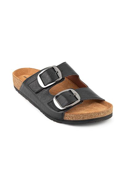 Hush Puppies Hus Puppies Chioma Anatomical Sole Genuine Leather Women's Slippers