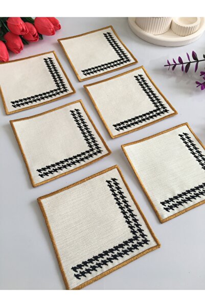 KUMSAL ÇEYİZ Sunumluk Peçete,kokteyl Peçete,kahve Yanı Sunum Peçetesi,sunumlu...