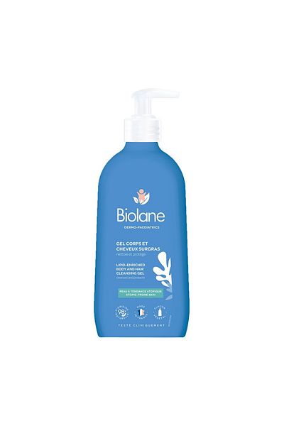 Biolane Biolane Dermo-Paediatrics Lipid-Enriched Body & Hair Cleansing Gel - 350Ml