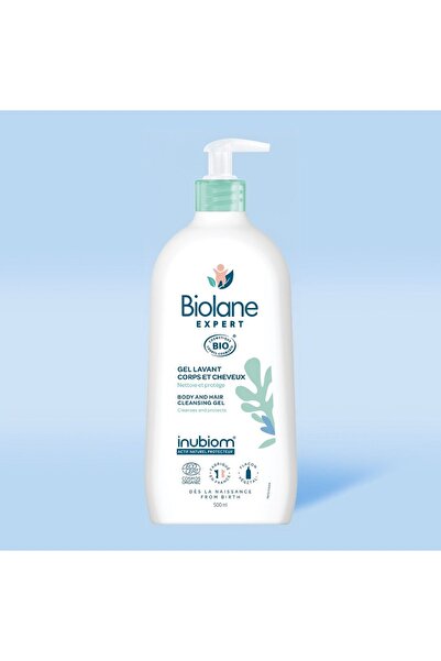 Biolane Organic Body & Hair Cleansing Gel Lavant With Mild & Pleasant Fragrance - 500Ml