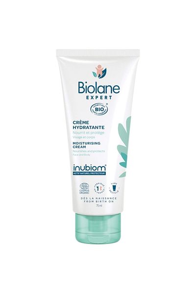 Biolane Organic Moisturizing Cream Hydratante For Baby Skin With A Soft & Delicate Fragrance | 75Ml