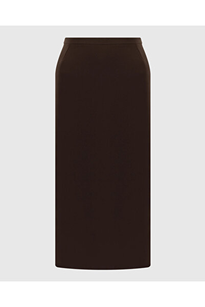 Gala-Xi Plus Size Slit Detailed Skirt