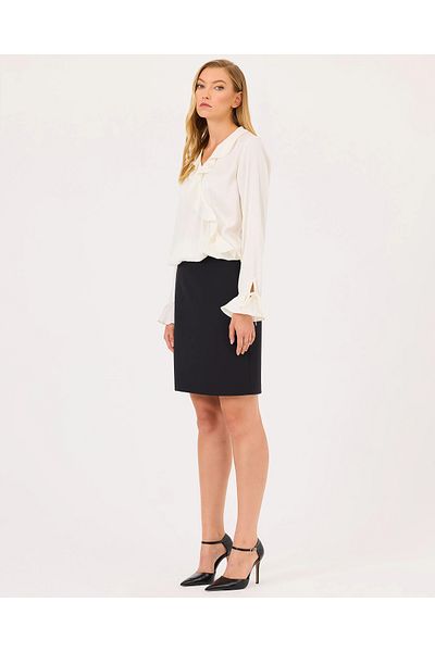 SEÇİL Ruffled Elastic Waist Blouse