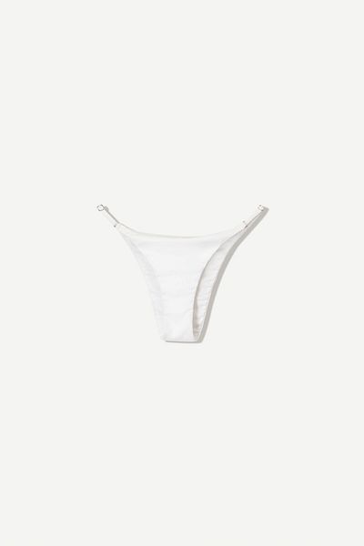 Bershka Ribbed bikini bottoms