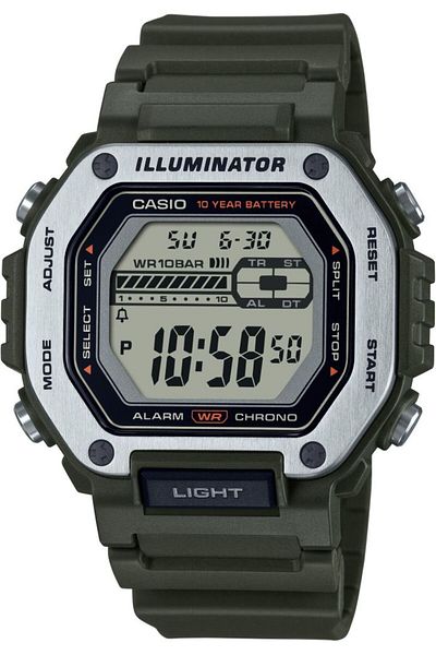 Casio ساعة رجالية رقمية MWD-110H-3AVDF