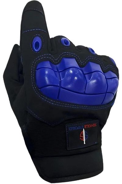 SINGLE SWORD Mănuși tactice pentru motociclisti Ss Full Finger cu suport tactil