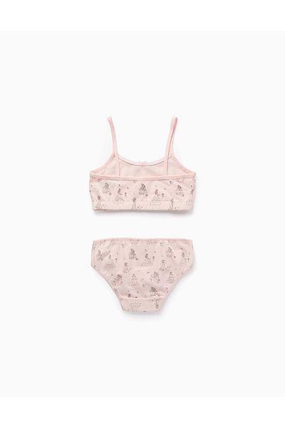 Ziddy Top + Briefs for Girls 'Disney Princesses', Pink