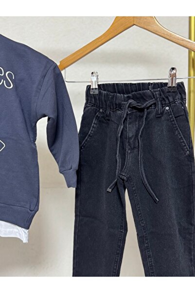 TİJK Erkerk Kids Sweatshirt Pants Set