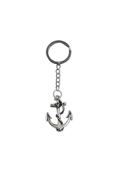 BSN Store Metal Keyring Accessory with Seaman's Anchor Figure
