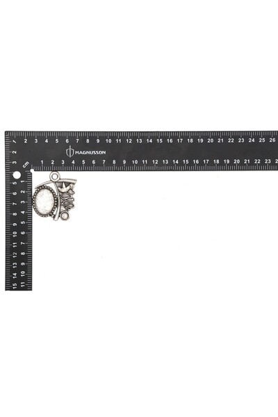 BONCADAS ETAMİN KANAVİÇE TAŞ İŞLEME KOLYE ÇERCEVESİ KOLYE UCU (5 ADET)