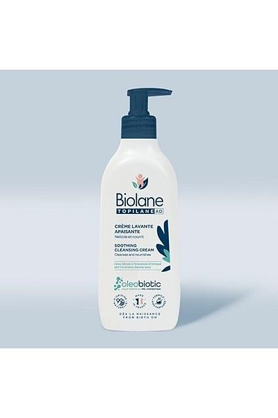 Biolane Topilane Ad Soothing Cleansing Cream For Baby For Dry To Atopic- Prone Skin | 350 Ml