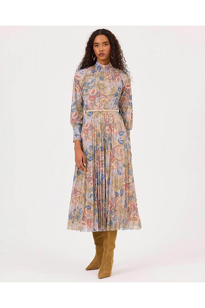 SEÇİL Rochie de lungime midi cu guler cu centură