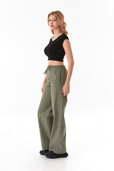 Fulla Moda Basic Crew Neck Crop T-Shirt