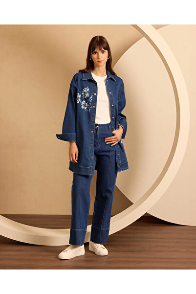 SCL Düğmeli Cep Detaylı Jean Pantolon