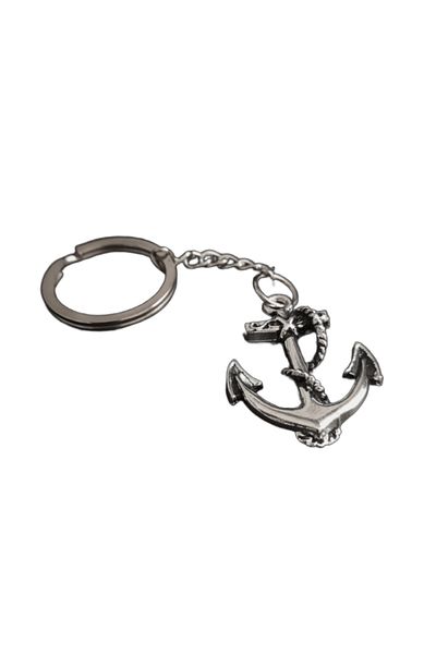 BSN Store Metal Keyring Accessory with Seaman's Anchor Figure