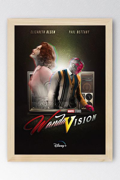 Saturn Pictură înrămată WandaVision - Pictură poster Marvel TV
