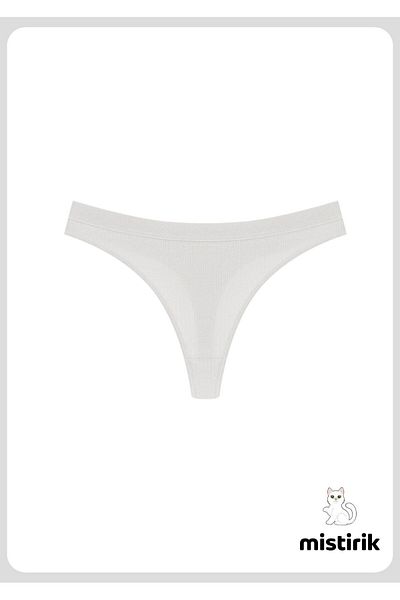 MİSTİRİK Paulo Model Flexible and Soft Corded String Μοντέλο Αθλητικά Σλιπ Λευκό Χρώμα
