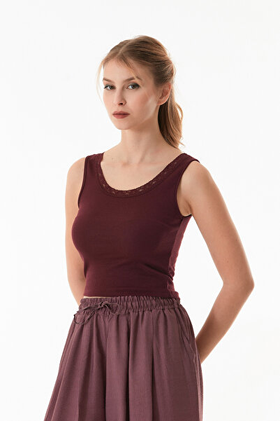 Fulla Moda Ribbed Lace Bodysuit