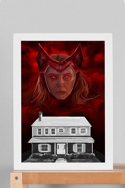 Saturn Pictură înrămată WandaVision - Pictură poster Marvel TV