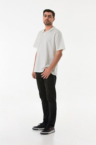 Fulla Moda Basic Polo T-Shirt με λαιμόκοψη